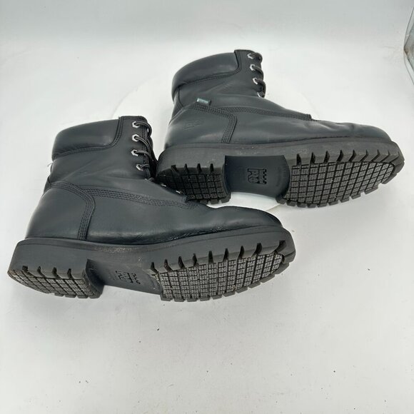 Timberland Pro Men Size 11.5W A1W6M Black Leather Wide Direct Attach Work Boot - Picture 6 of 12
